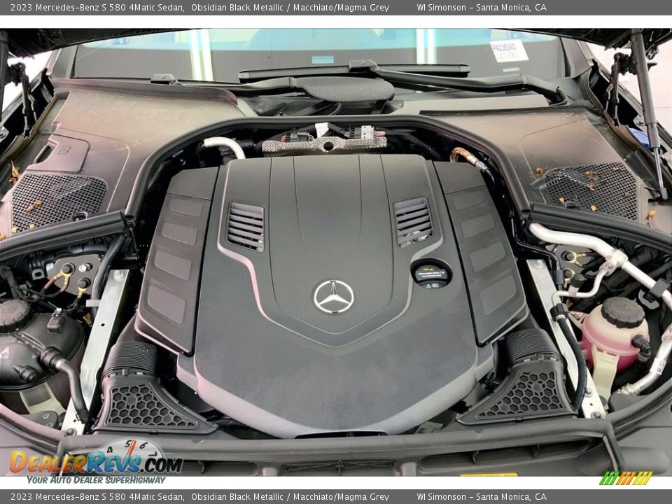 2023 Mercedes-Benz S 580 4Matic Sedan 4.0 Liter DI biturbo DOHC 32-Valve VVT V8 Engine Photo #9