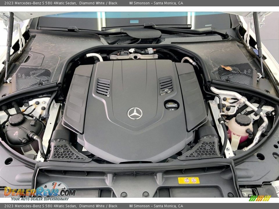 2023 Mercedes-Benz S 580 4Matic Sedan 4.0 Liter DI biturbo DOHC 32-Valve VVT V8 Engine Photo #9