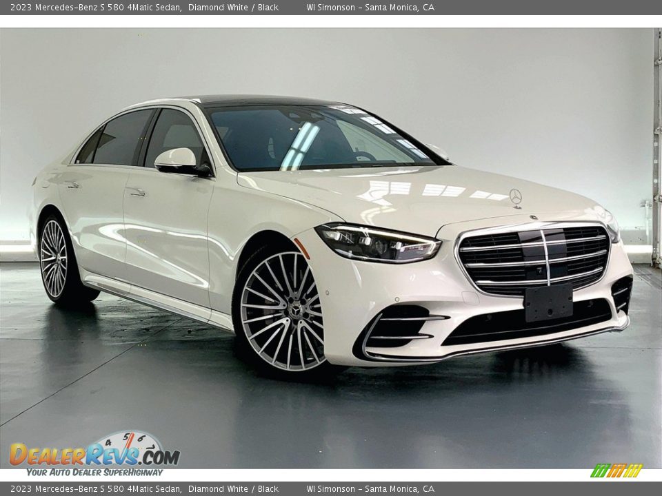 Diamond White 2023 Mercedes-Benz S 580 4Matic Sedan Photo #12