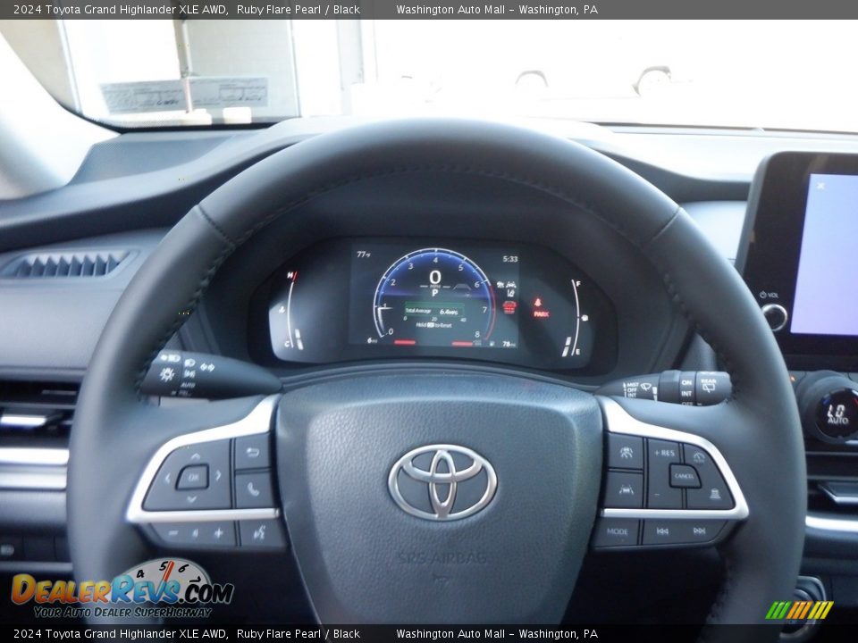 2024 Toyota Grand Highlander XLE AWD Steering Wheel Photo #24