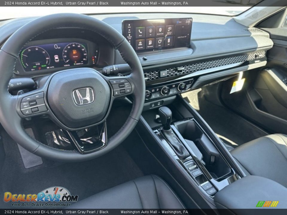 Black Interior - 2024 Honda Accord EX-L Hybrid Photo #3