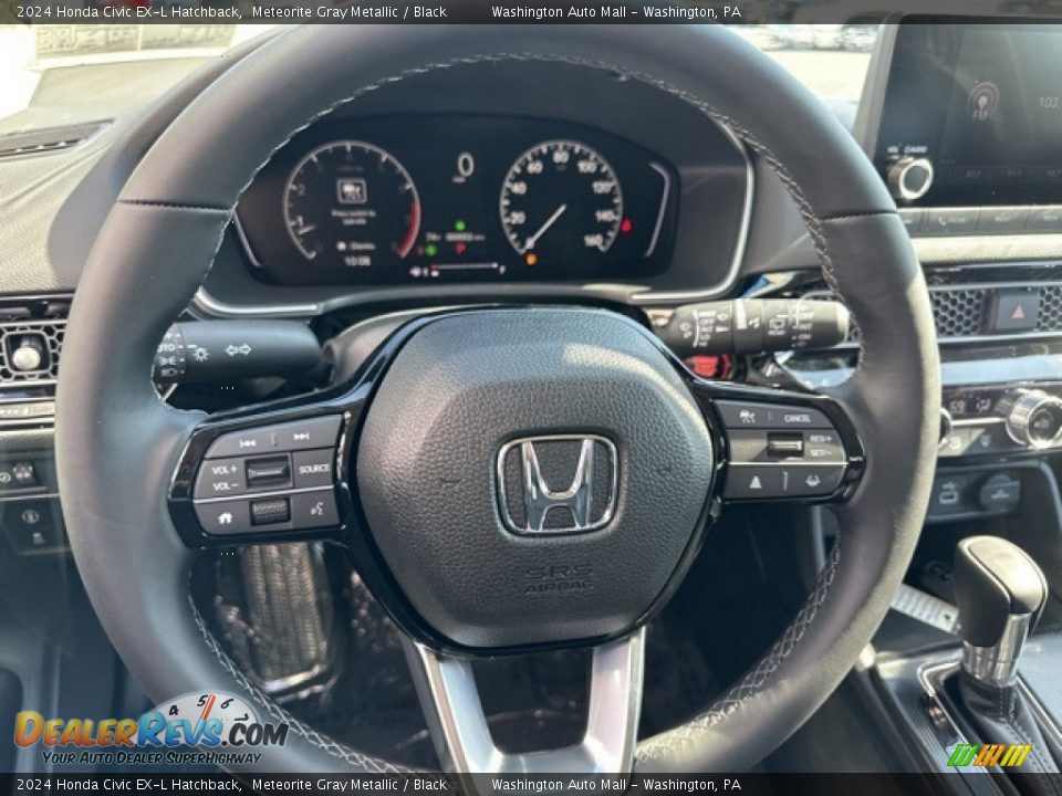 2024 Honda Civic EX-L Hatchback Steering Wheel Photo #12