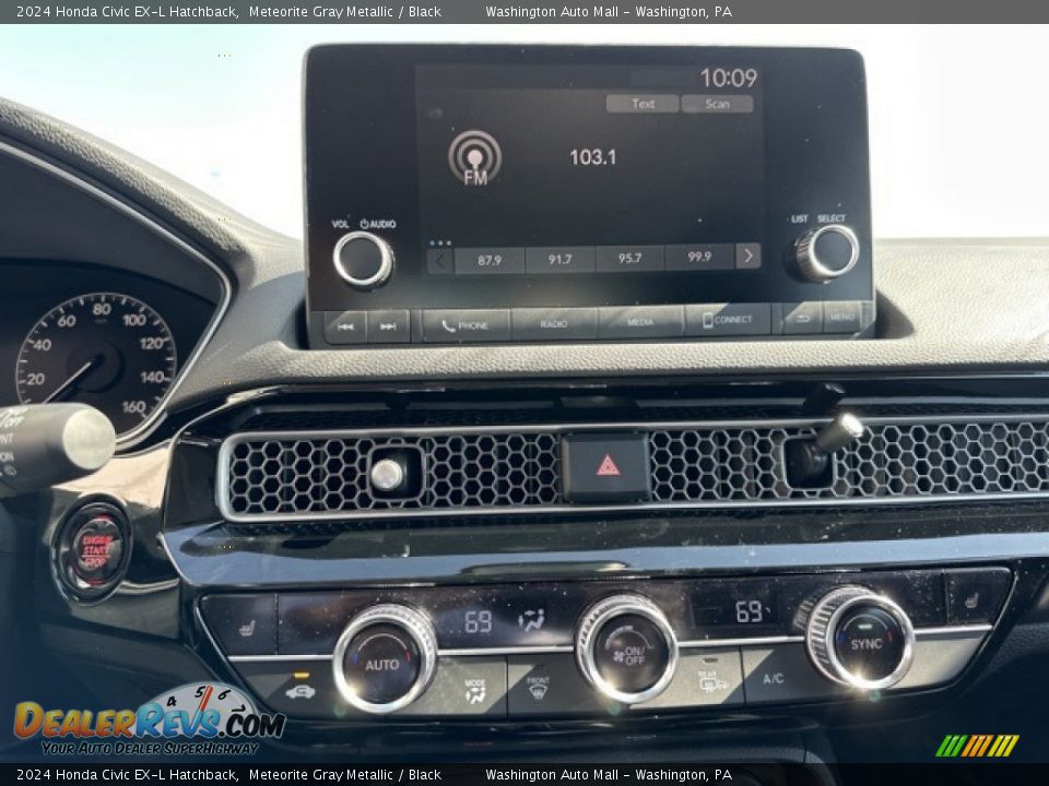 Controls of 2024 Honda Civic EX-L Hatchback Photo #16