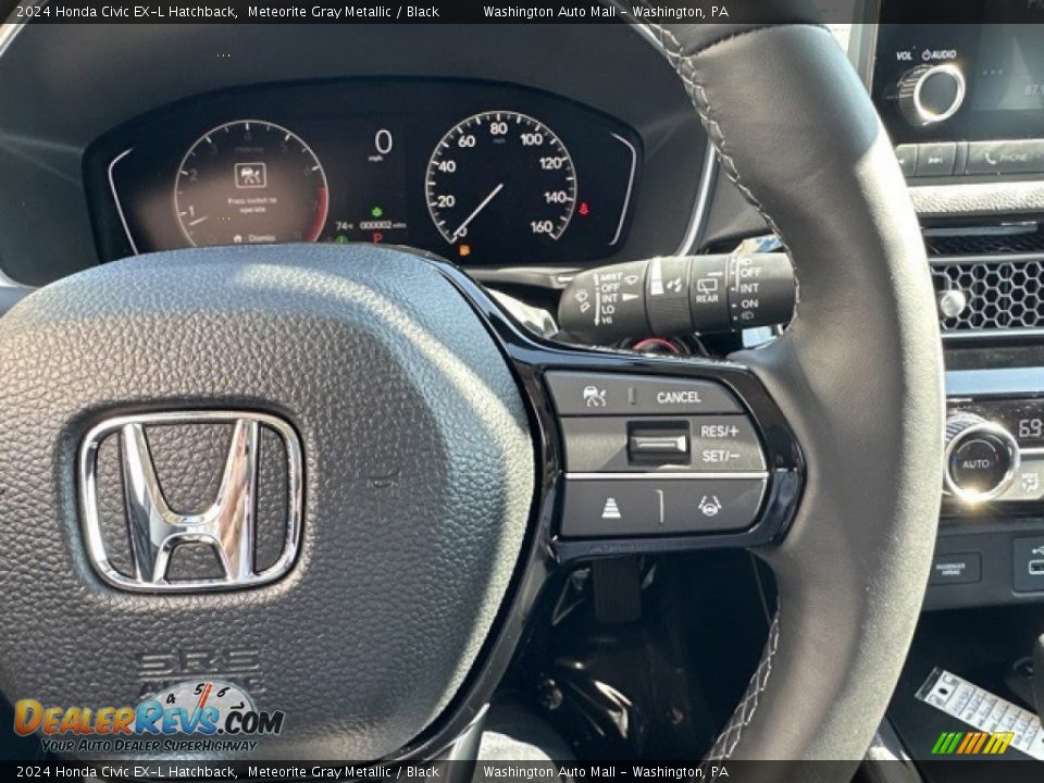 2024 Honda Civic EX-L Hatchback Steering Wheel Photo #20