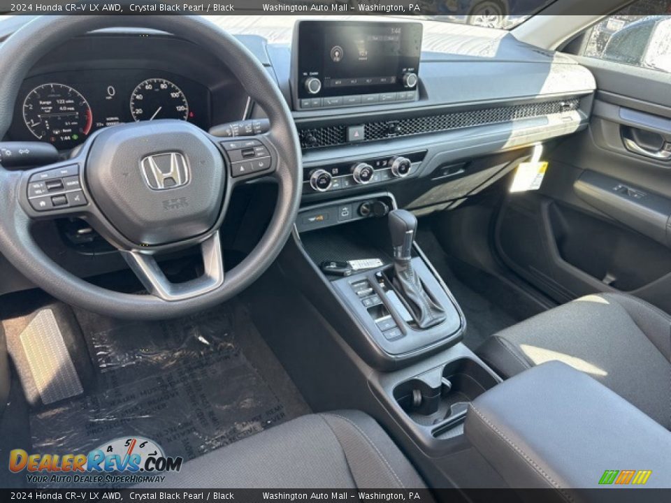 Black Interior - 2024 Honda CR-V LX AWD Photo #3