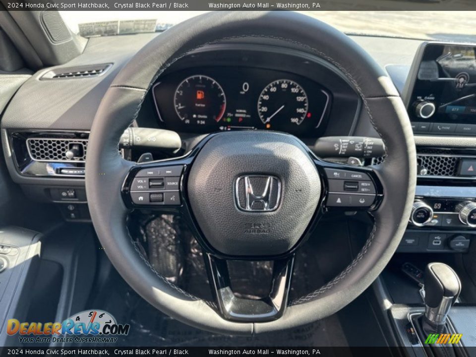 2024 Honda Civic Sport Hatchback Steering Wheel Photo #12