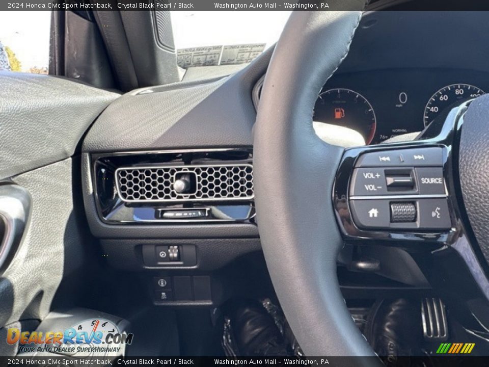 2024 Honda Civic Sport Hatchback Steering Wheel Photo #18