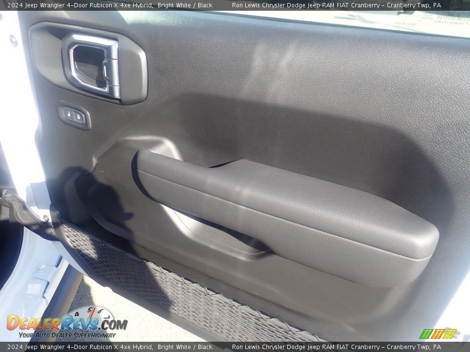 2024 Jeep Wrangler 4-Door Rubicon X 4xe Hybrid Bright White / Black Photo #11