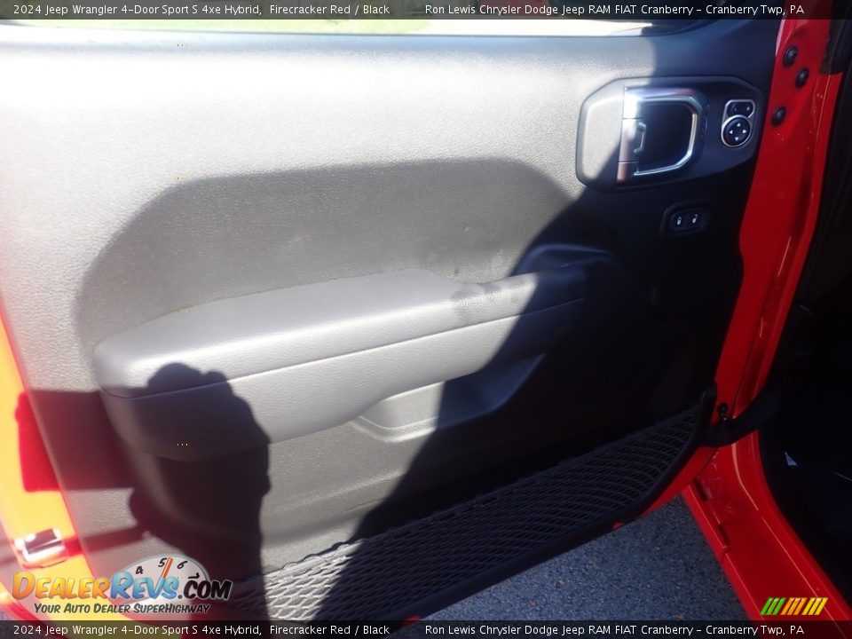 2024 Jeep Wrangler 4-Door Sport S 4xe Hybrid Firecracker Red / Black Photo #14