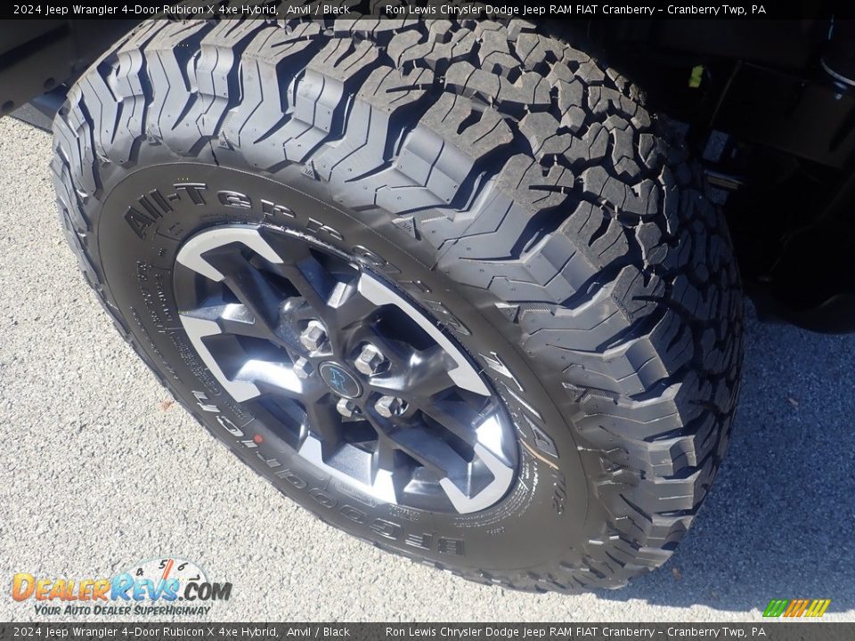 2024 Jeep Wrangler 4-Door Rubicon X 4xe Hybrid Anvil / Black Photo #9