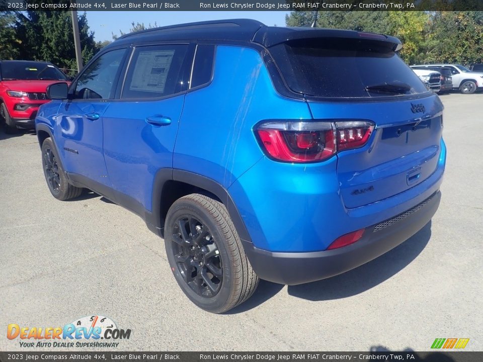 2023 Jeep Compass Altitude 4x4 Laser Blue Pearl / Black Photo #3