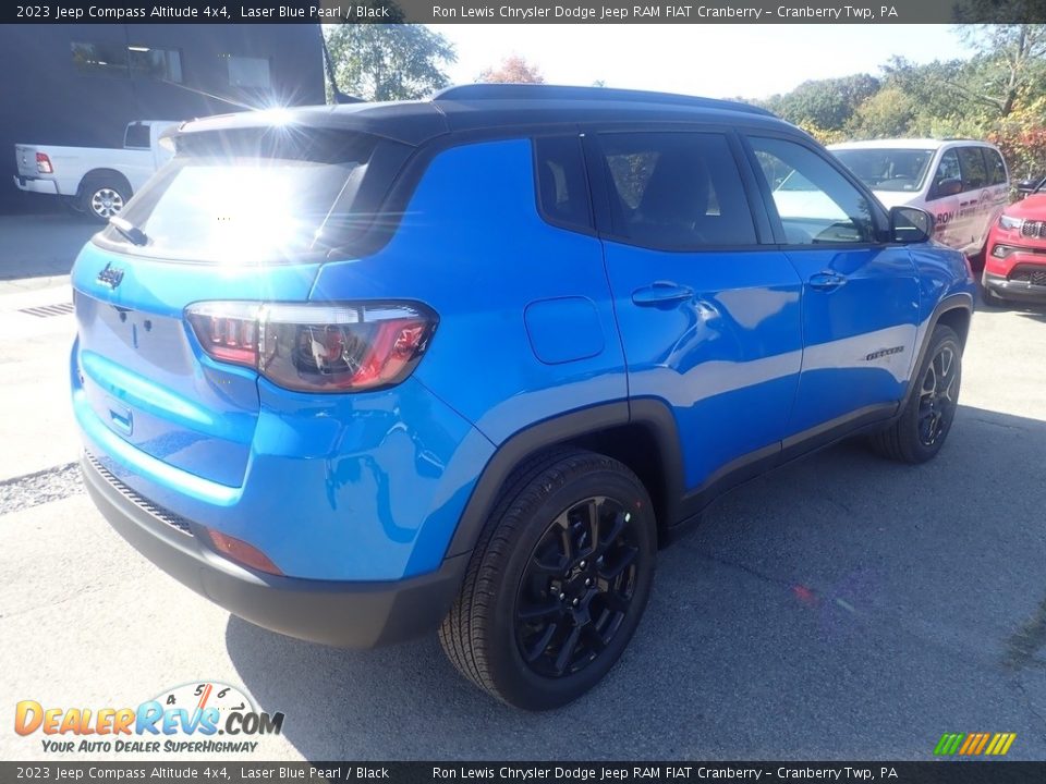 2023 Jeep Compass Altitude 4x4 Laser Blue Pearl / Black Photo #6