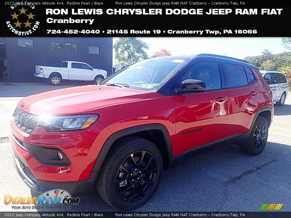 2023 Jeep Compass Altitude 4x4 Redline Pearl / Black Photo #1