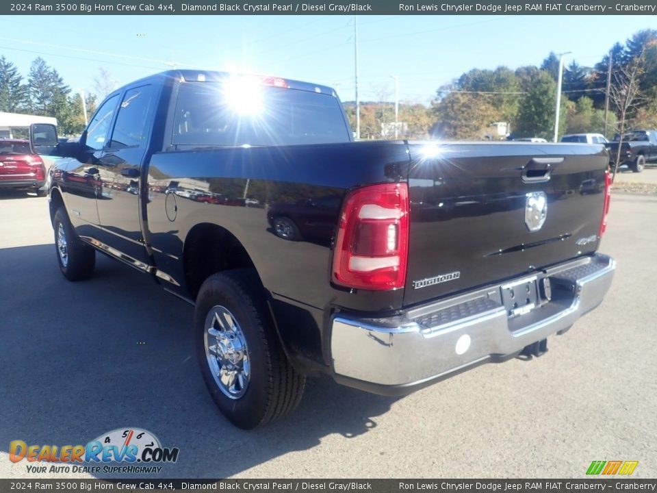 2024 Ram 3500 Big Horn Crew Cab 4x4 Diamond Black Crystal Pearl / Diesel Gray/Black Photo #2