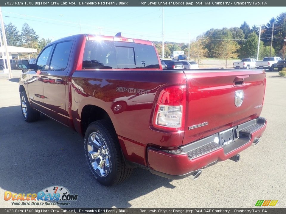 2023 Ram 1500 Big Horn Crew Cab 4x4 Delmonico Red Pearl / Black Photo #2