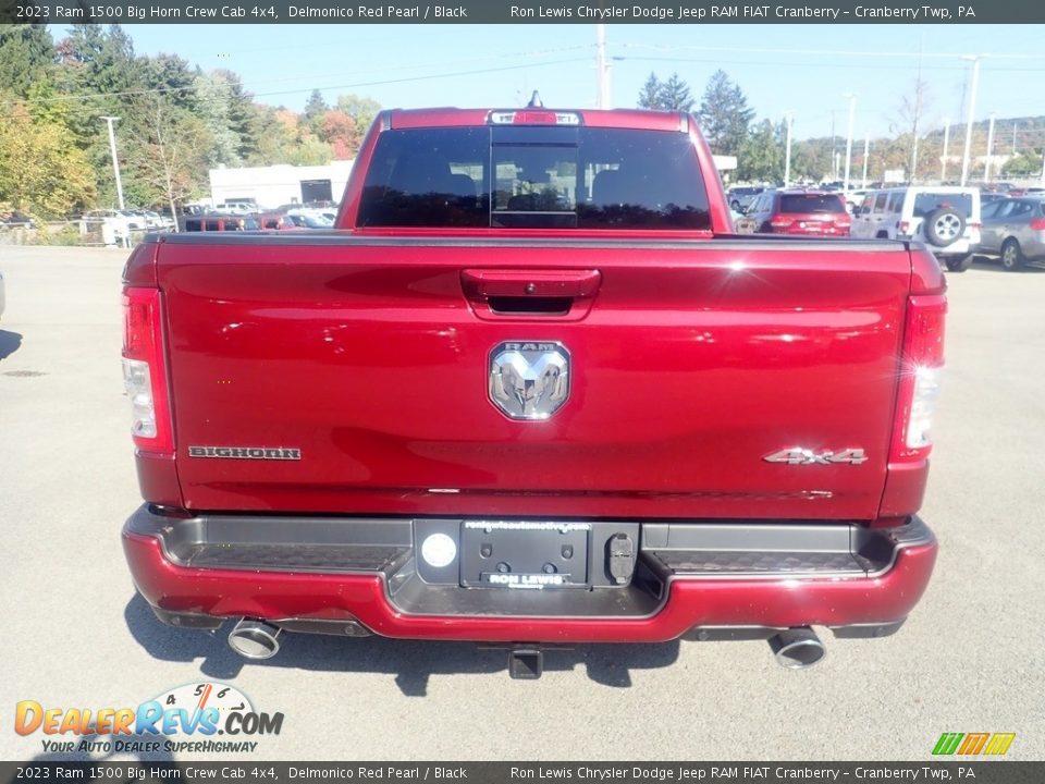 2023 Ram 1500 Big Horn Crew Cab 4x4 Delmonico Red Pearl / Black Photo #3