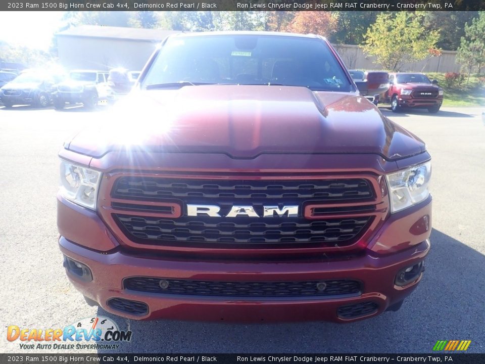 2023 Ram 1500 Big Horn Crew Cab 4x4 Delmonico Red Pearl / Black Photo #7