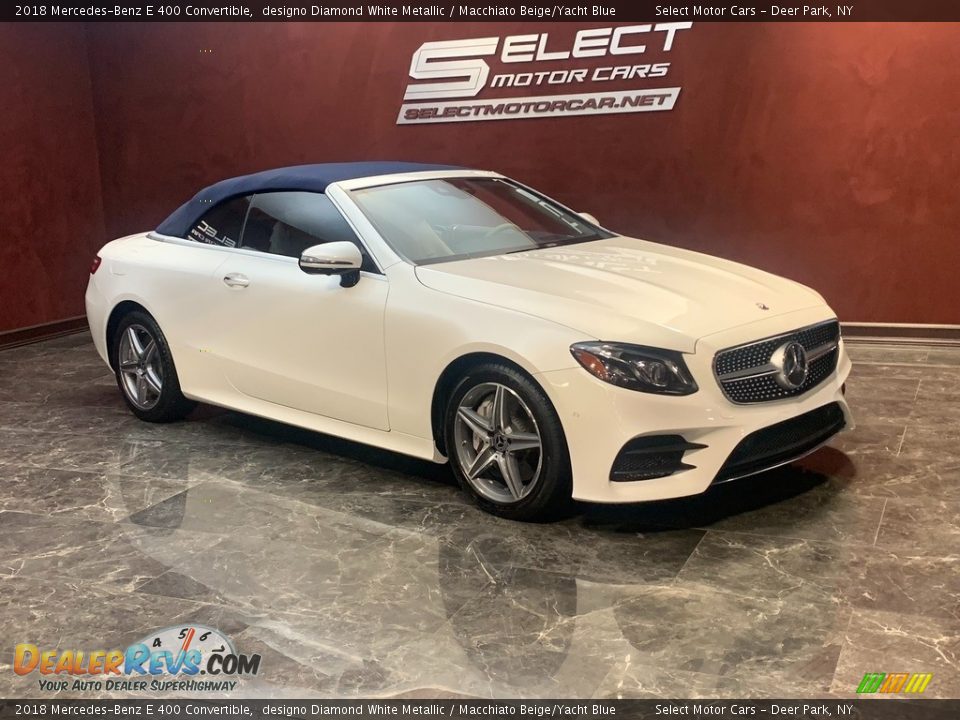 Front 3/4 View of 2018 Mercedes-Benz E 400 Convertible Photo #3