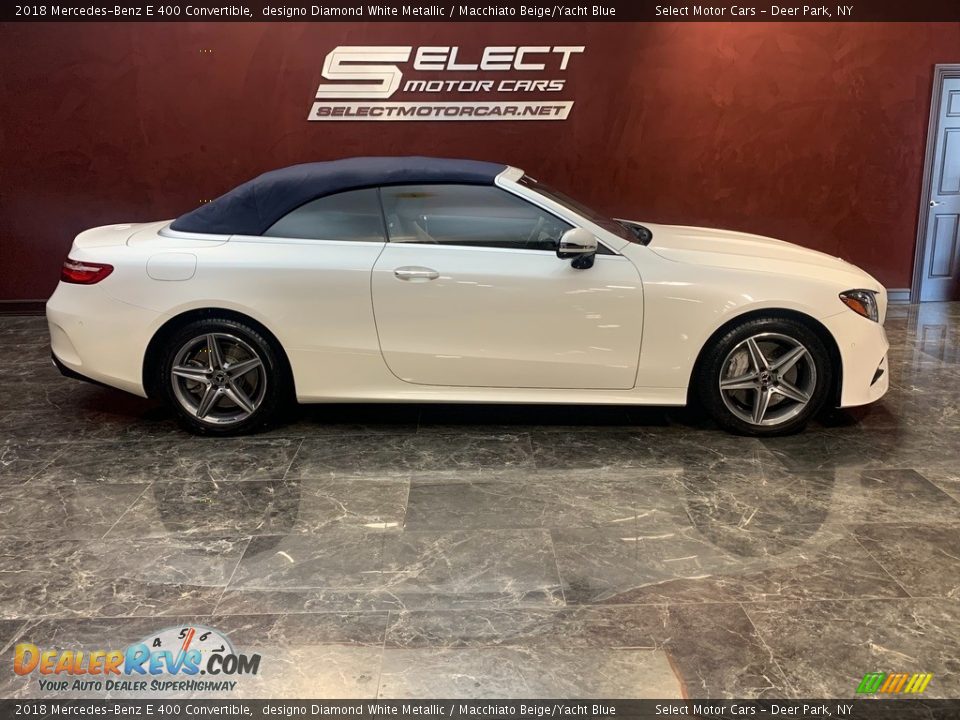 designo Diamond White Metallic 2018 Mercedes-Benz E 400 Convertible Photo #4