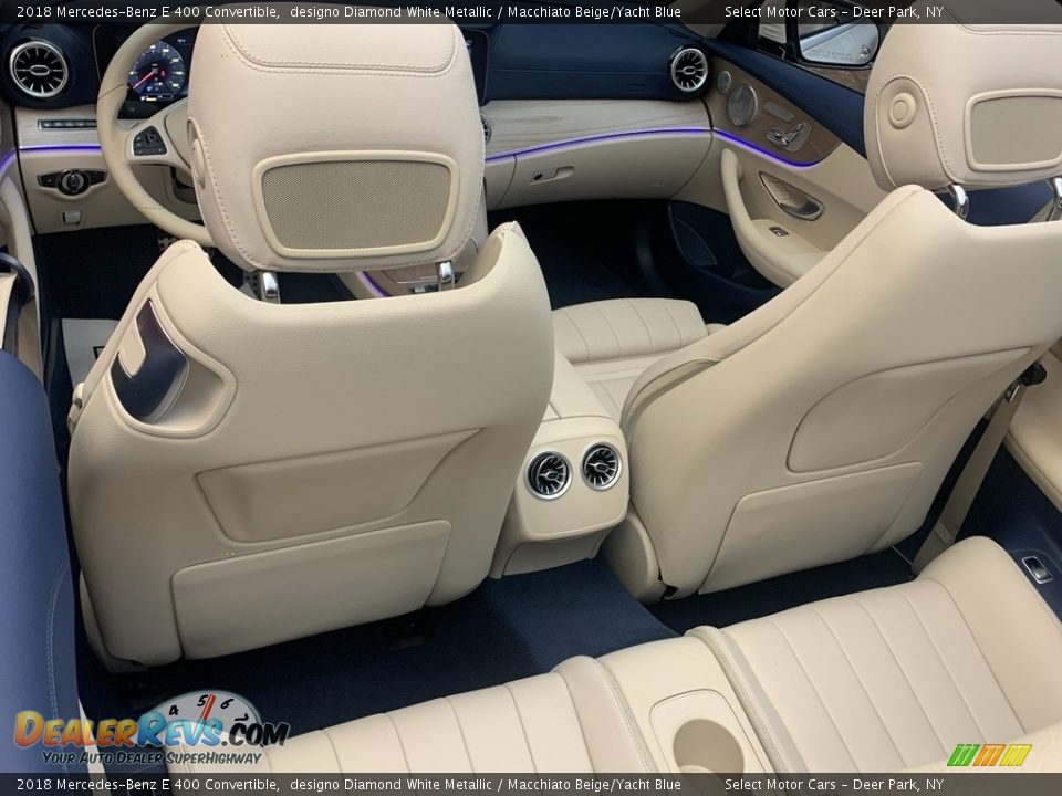 Rear Seat of 2018 Mercedes-Benz E 400 Convertible Photo #14