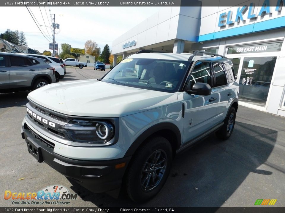 2022 Ford Bronco Sport Big Bend 4x4 Cactus Gray / Ebony Photo #2