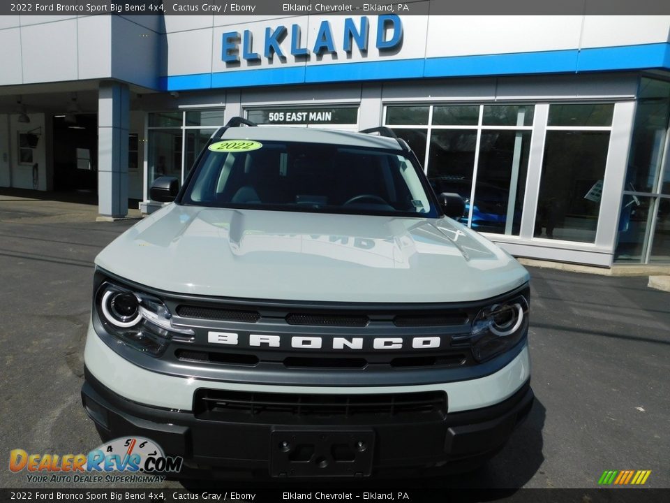 2022 Ford Bronco Sport Big Bend 4x4 Cactus Gray / Ebony Photo #3