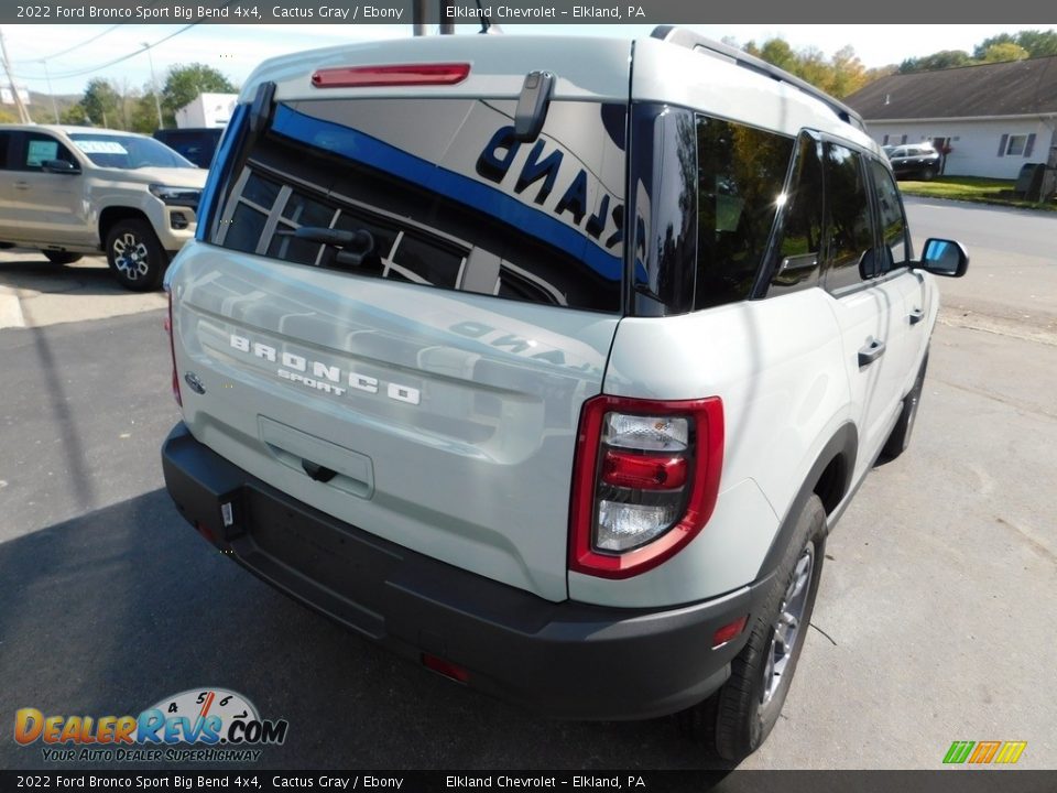 2022 Ford Bronco Sport Big Bend 4x4 Cactus Gray / Ebony Photo #8