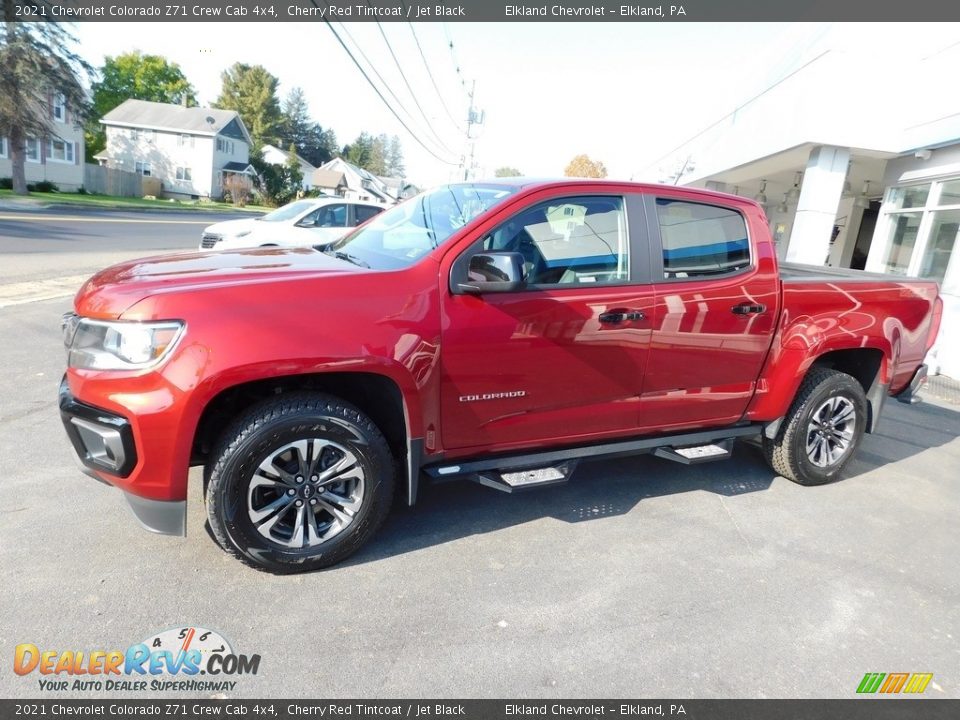 2021 Chevrolet Colorado Z71 Crew Cab 4x4 Cherry Red Tintcoat / Jet Black Photo #1