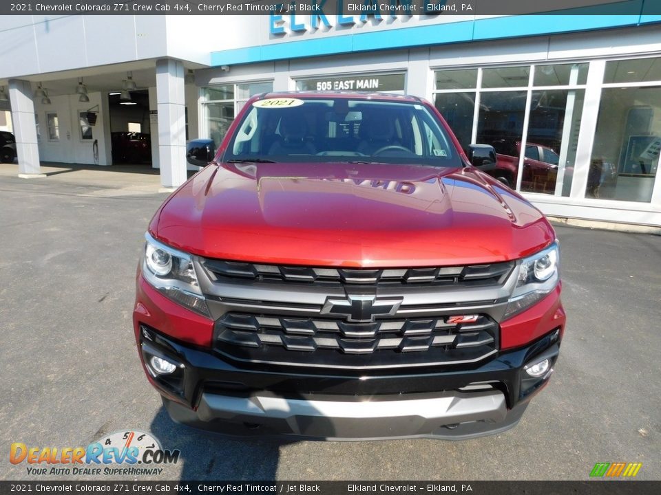 2021 Chevrolet Colorado Z71 Crew Cab 4x4 Cherry Red Tintcoat / Jet Black Photo #4