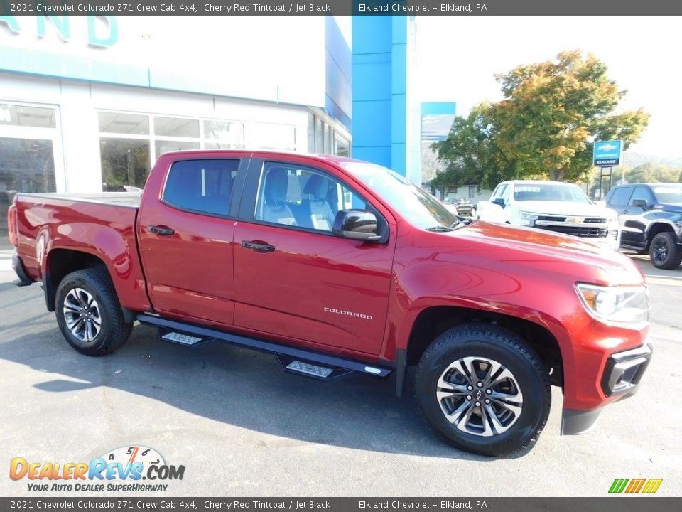 2021 Chevrolet Colorado Z71 Crew Cab 4x4 Cherry Red Tintcoat / Jet Black Photo #6