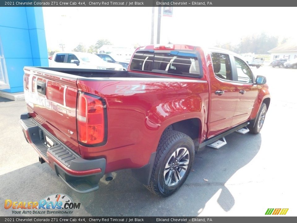 2021 Chevrolet Colorado Z71 Crew Cab 4x4 Cherry Red Tintcoat / Jet Black Photo #8