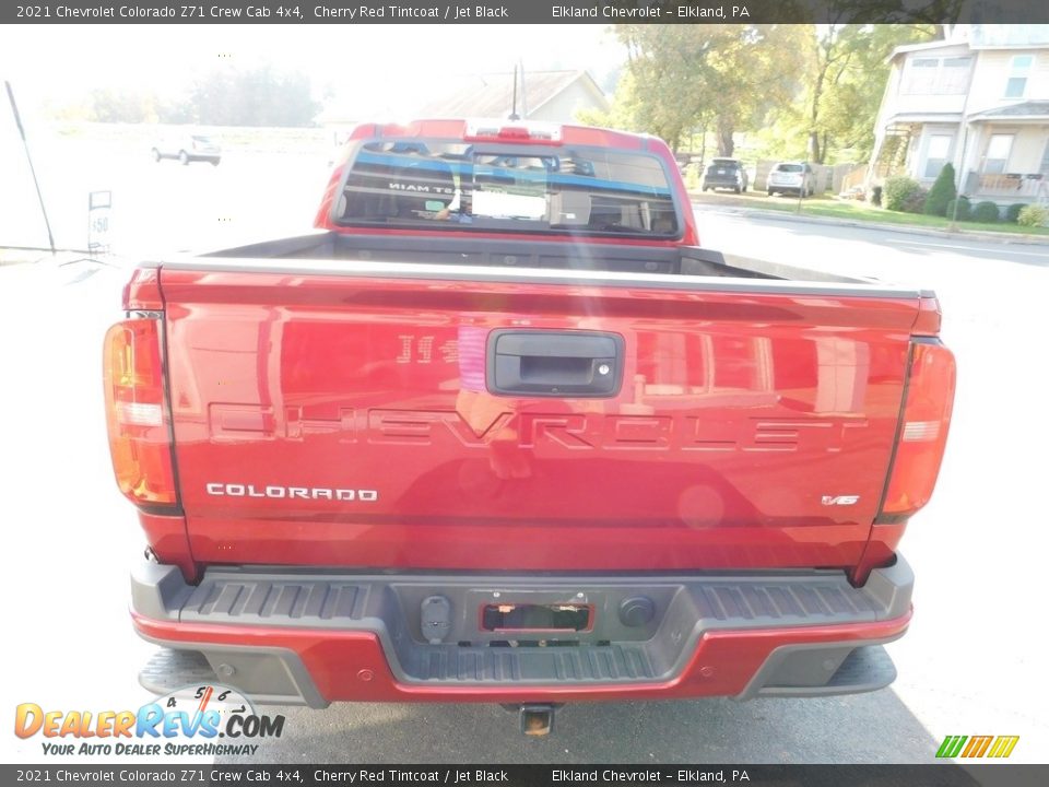 2021 Chevrolet Colorado Z71 Crew Cab 4x4 Cherry Red Tintcoat / Jet Black Photo #9