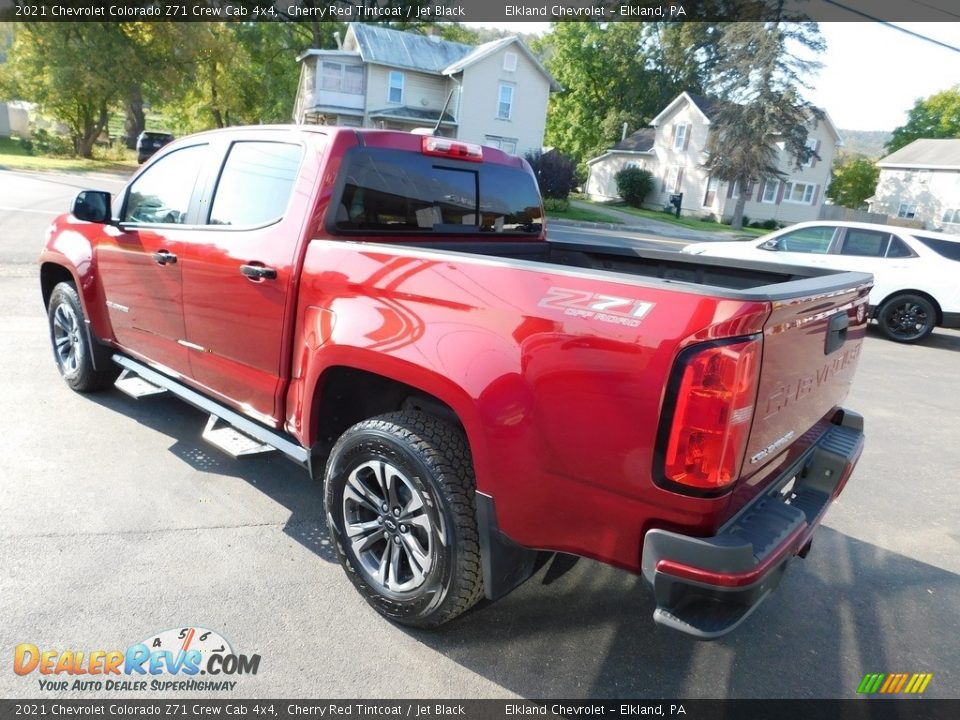 2021 Chevrolet Colorado Z71 Crew Cab 4x4 Cherry Red Tintcoat / Jet Black Photo #10