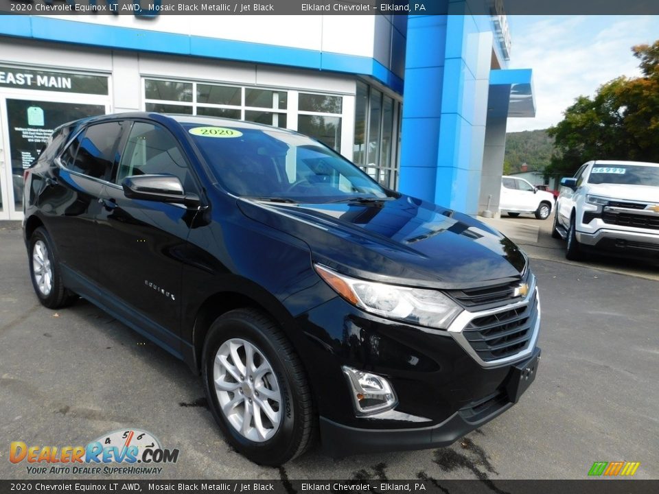 2020 Chevrolet Equinox LT AWD Mosaic Black Metallic / Jet Black Photo #4