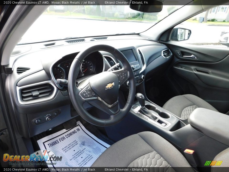 2020 Chevrolet Equinox LT AWD Mosaic Black Metallic / Jet Black Photo #20