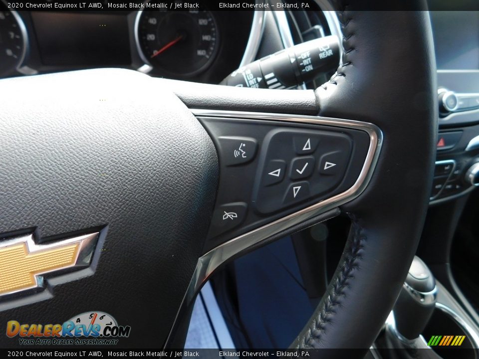 2020 Chevrolet Equinox LT AWD Mosaic Black Metallic / Jet Black Photo #23