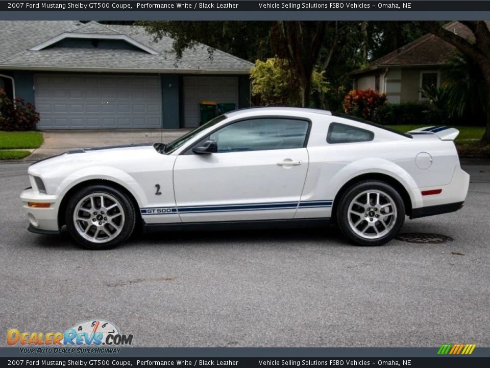 Performance White 2007 Ford Mustang Shelby GT500 Coupe Photo #1