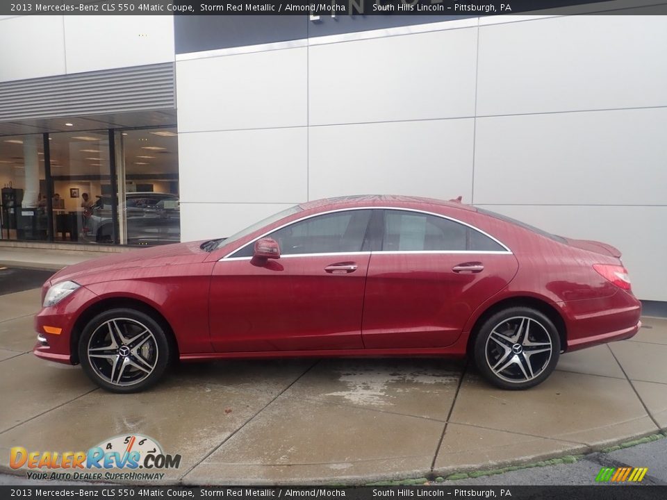 Storm Red Metallic 2013 Mercedes-Benz CLS 550 4Matic Coupe Photo #2