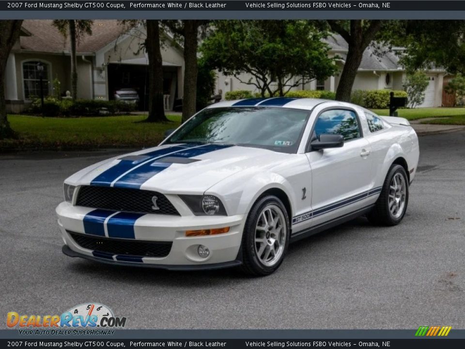 Performance White 2007 Ford Mustang Shelby GT500 Coupe Photo #3