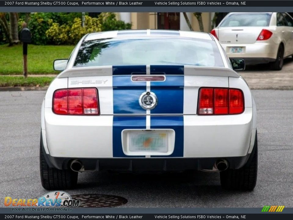 2007 Ford Mustang Shelby GT500 Coupe Performance White / Black Leather Photo #4