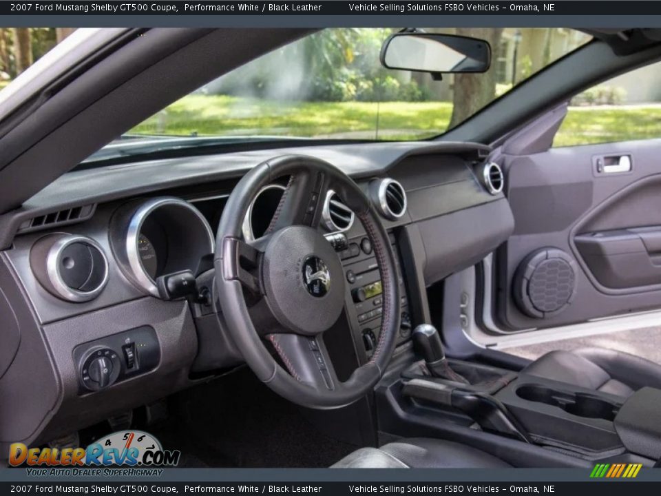 2007 Ford Mustang Shelby GT500 Coupe Performance White / Black Leather Photo #5