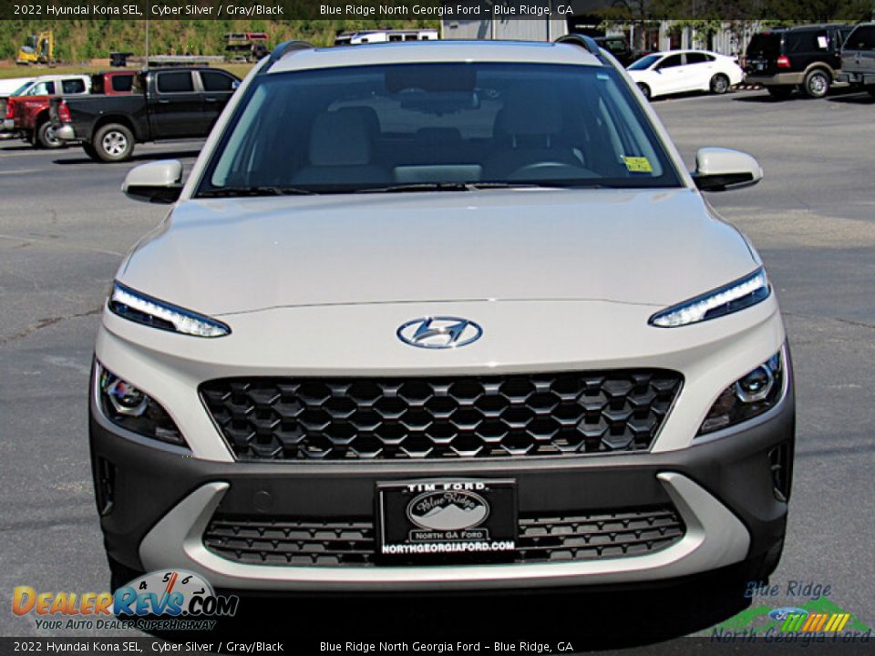 2022 Hyundai Kona SEL Cyber Silver / Gray/Black Photo #8
