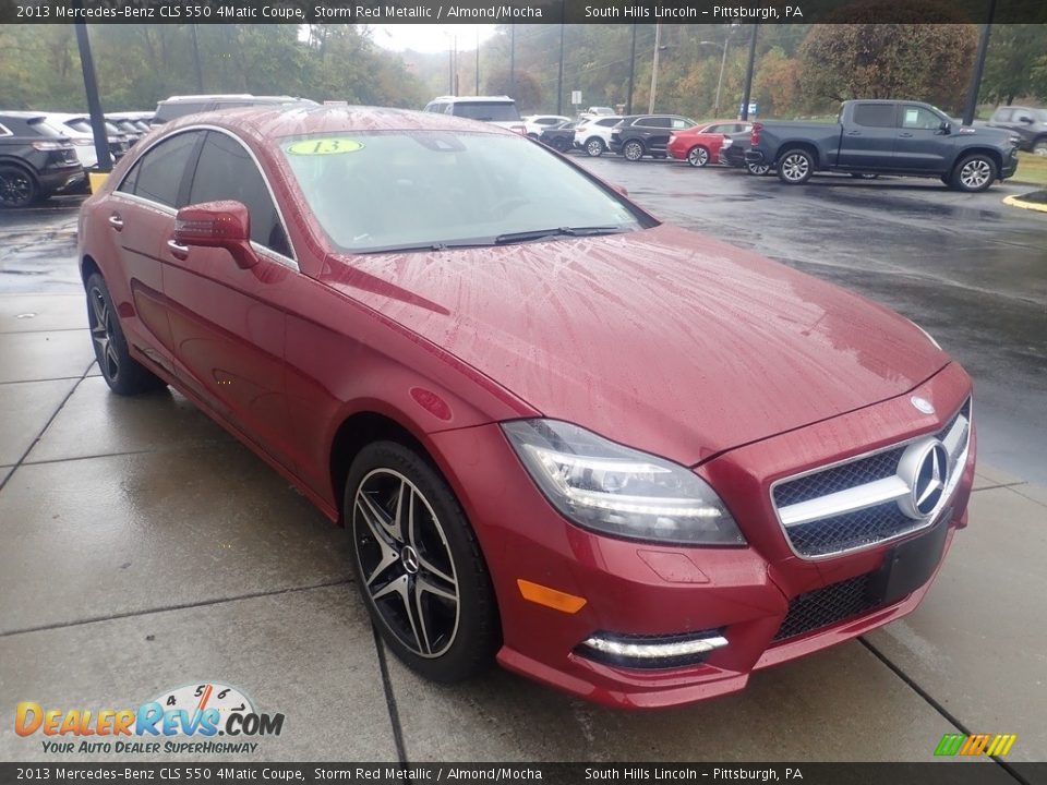 Front 3/4 View of 2013 Mercedes-Benz CLS 550 4Matic Coupe Photo #8