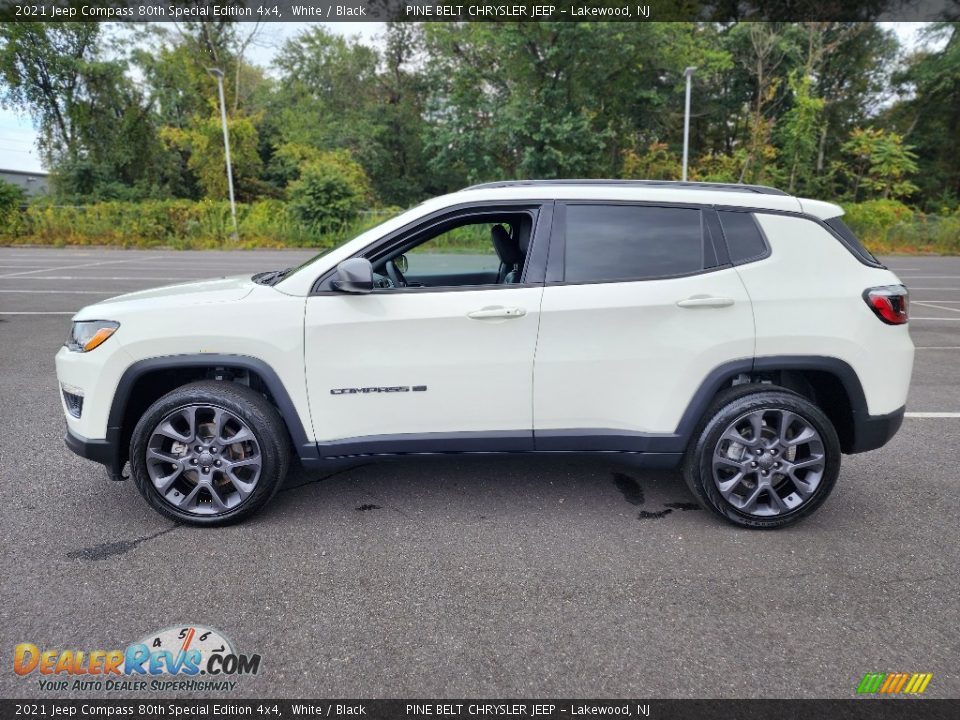 2021 Jeep Compass 80th Special Edition 4x4 White / Black Photo #15