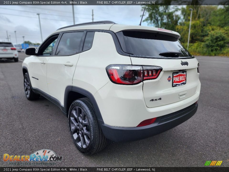 2021 Jeep Compass 80th Special Edition 4x4 White / Black Photo #16