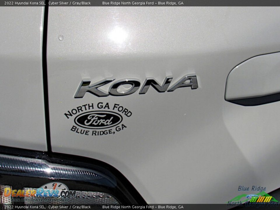 2022 Hyundai Kona SEL Cyber Silver / Gray/Black Photo #29