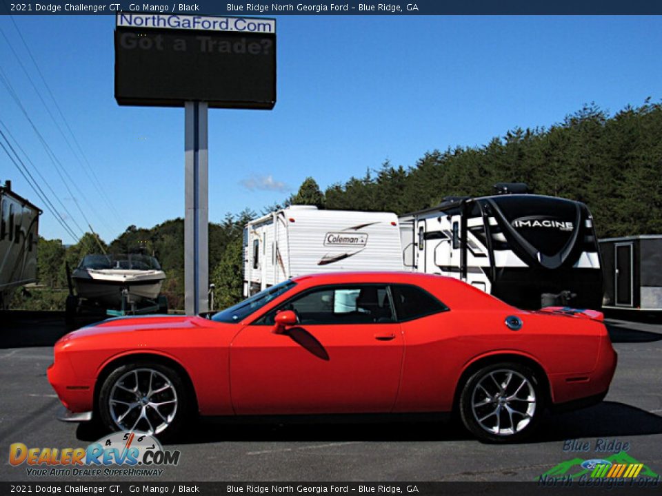 2021 Dodge Challenger GT Go Mango / Black Photo #2