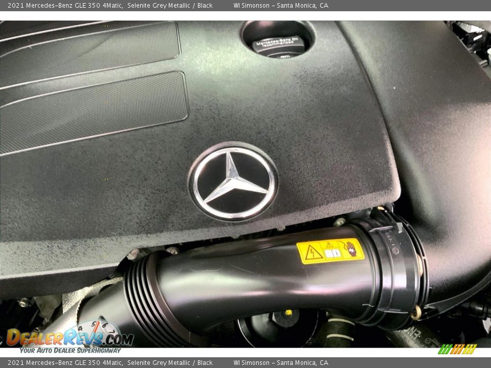2021 Mercedes-Benz GLE 350 4Matic Selenite Grey Metallic / Black Photo #32