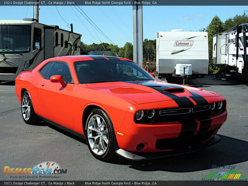 2021 Dodge Challenger GT Go Mango / Black Photo #7