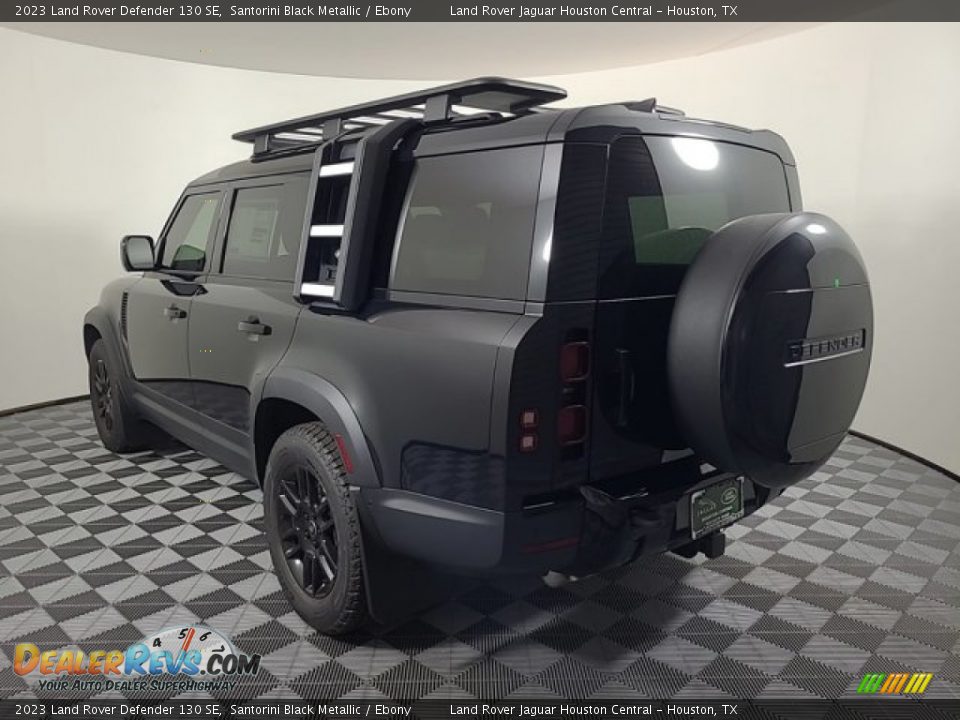 Santorini Black Metallic 2023 Land Rover Defender 130 SE Photo #10